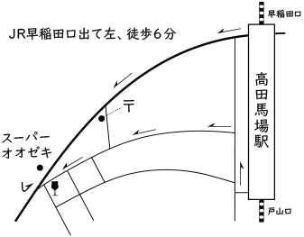 東京都新宿区 高田馬場4-17-16 1F